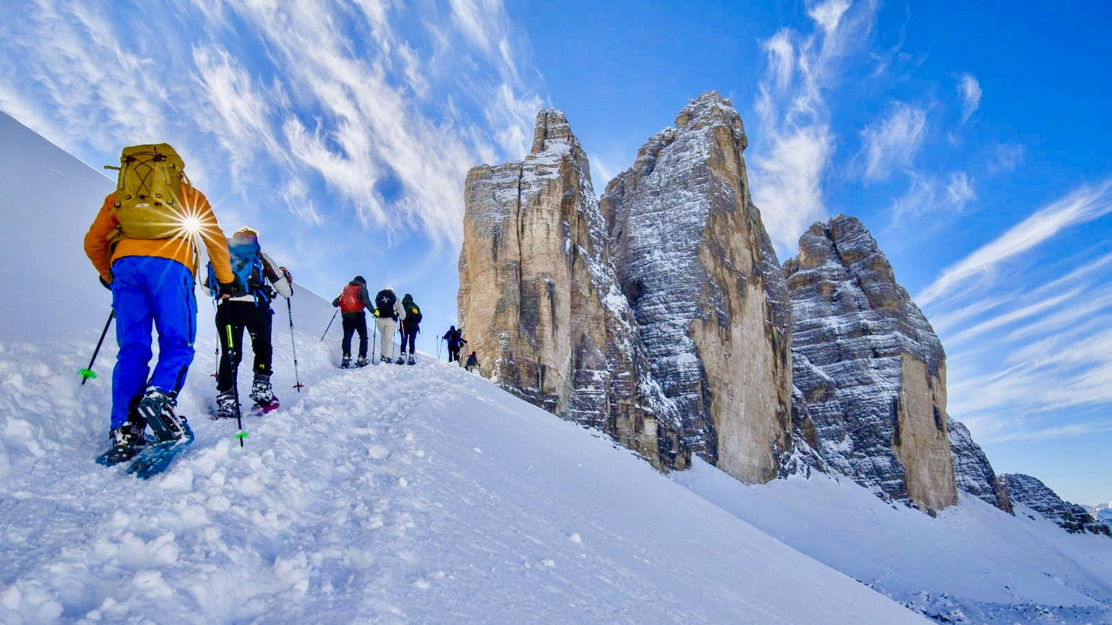 ciaspolata alle Tre Cime di Lavaredo