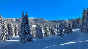 neve verso il Monte Maggio