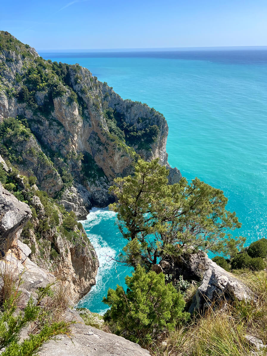 falesie trekking in Cilento