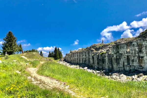 Forte Dosso delle Somme Alpe Cimbra Forra del Lupo